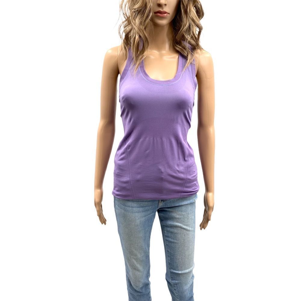 Athleta Racerback Tank, Lavender, Size S - Picture 2 of 5